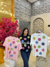 Cute Cotton T-Shirt (TEE-158) SMILEY PATCH